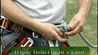 Double and Triple Fishermans Knot [upl. by Moorefield]