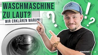 Waschmaschine macht Geräusche  Fehleranalyse [upl. by Eardnoed]