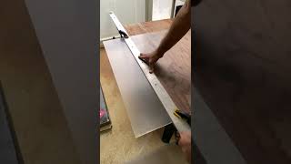 Cut a Thin Acrylic Sheet Without a Saw shorts [upl. by Follmer291]