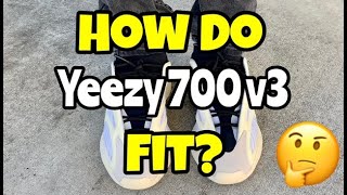 How do Yeezy 700 v3 fit [upl. by Manbahs970]