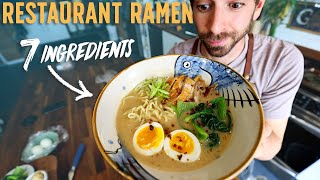 7 Ingredient Restaurant Style Ramen Amazing Recipe [upl. by Francene720]