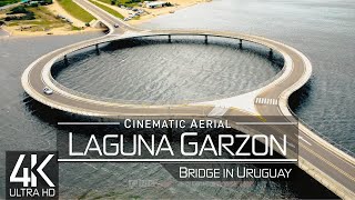 【4K】🇺🇾 Laguna Garzon Bridge from Above 🔥 URUGUAY 2022 🔥 Cinematic Wolf Aerial™ Drone Film [upl. by Annayi980]