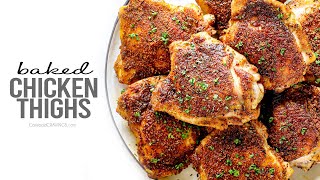 Baked Chicken Thighs [upl. by Bedwell537]