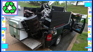 Bulk Trash Pickup SCRAP METAL HACK Steel Weight Recycling Multiple Loads ♻️ Baltimore MD 🤑 [upl. by Euqinomad11]