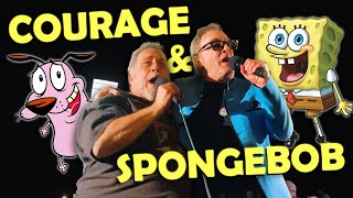 Courage the Cowardly Dog amp SpongeBob sing the SpongeBob Theme Song Owensboro ComicCon Recap [upl. by Ivad]