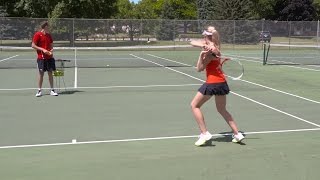 Pinpoint Forehand Accuracy  Tennis Lesson [upl. by Aramois644]