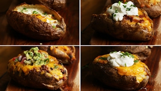 Loaded Baked Potatoes 4 Ways [upl. by Grimonia367]