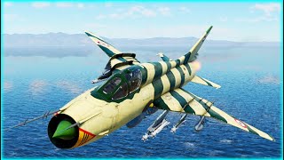 Naval bombing and more Su22M3 War Thunder Sim [upl. by Romney224]