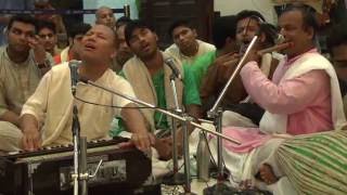 Hare Krishna Kirtan  2 by Mathura Jivan Prabhu on Day 2 of ISKCON Mira Road Kirtan Mela 2016 [upl. by Nahn]