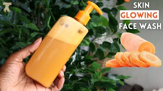 Homemade skin lightening face wash  Diy carrot face wash [upl. by Rozina]