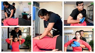 Chiropractic treatment for Back pain by Drkant amp Mrs Kant [upl. by Nahs]