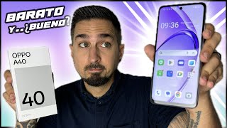 Oppo A40  Es BARATO pero¿Es un BUEN TELÉFONO  Análisis completo [upl. by Lauryn]