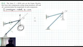 F25 Force Vector Chapter 2 Hibbeler Statics Benam Academy [upl. by Salkin]