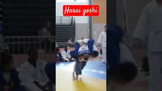 Harai goshi by an expert at judo tournament [upl. by Tessil]