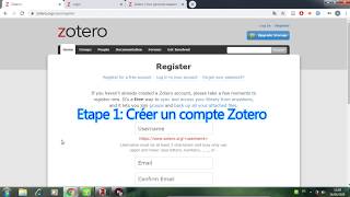 Zotero Tutoriel 5  Création du compte Synchronisation de la bibliothèque amp Sauvegarde des données [upl. by Notla]