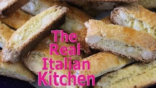 How to make Biscotti  Original Tuscan Recipe  Real Italian Kitchen [upl. by Gladstone]