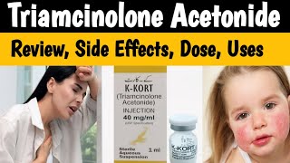 Kenacort Injection Uses and Side Effects  KKort Injection Uses in Urdu  Triamcinolone acetonide [upl. by Auburn734]