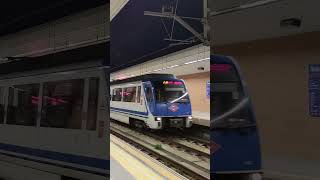 Metro de Madrid 6000 en la Poveda linea 9 [upl. by Trant936]