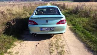 Peugeot 406 Coupe 30 V6 Roar Muffler Exhaust Sound [upl. by Cr]