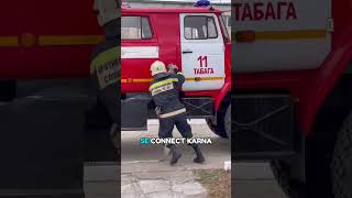 Fire fighter emergency training  shorts youtubeshorts facts [upl. by Olympie]