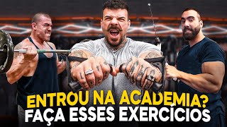 10 EXERCÍCIOS QUE TODO INICIANTE PRECISA FAZER NA ACADEMIA ​⁠LeandroTwin 4FitClub [upl. by Nylloh]