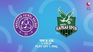 TFF 3 Lig 1 Grup Play Off  52 Orduspor FK  İnegöl Kafkas Spor Kulübü [upl. by Jensen]