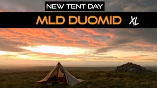 New Tent Day  Mountain Laurel Designs Duomid XL  Lake District Wildcamp [upl. by Portuna]