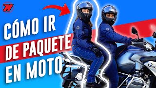 CÓMO IR DE PAQUETE EN MOTO 🚨Todo lo que debes saber 🚨 [upl. by Landsman]