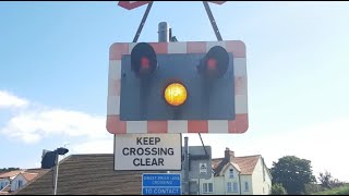 4K Sheringham Sweetbriar Lane Level Crossing Norfolk [upl. by Atenek]