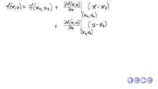 Linearization of a state space model [upl. by Inaoj]