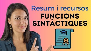 👍 FUNCIONS SINTÀCTIQUES en català  RESUM i recursos [upl. by Lodge214]