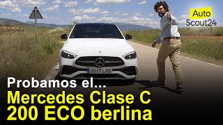 Mercedes Clase C 200 gasolina ECO berlina 2022  Prueba  Review en español  autoscout24 [upl. by Dannye]