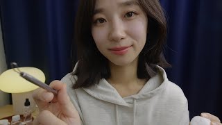 ASMR Friend Extracts Pimples on your Ears [upl. by Clio]