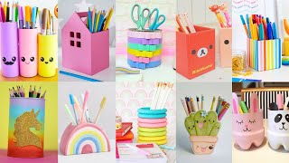 16 Cool PencilPen Holder Ideas l DIYs Pen Stand Ideas Best Out of Waste [upl. by Kata]