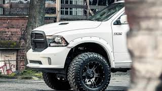 Ram 1500 Bigfoot Edition Stands Tall With 95inch Suspension Lift [upl. by Settle]