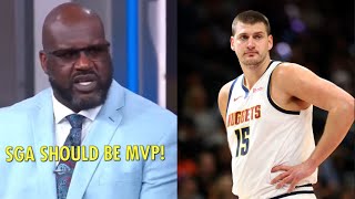 Shaq Jealous Over Jokic Getting 3rd MVP [upl. by Vershen]