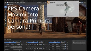 como crear un juego FPS blender para principiantes UPBGE [upl. by Canty]