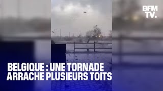 Belgique une tornade arrache plusieurs toits dans la région d’Anvers [upl. by Reese]