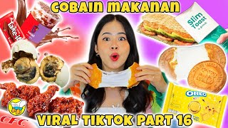 BELI SEMUA MAKANAN VIRAL TIKTOK PART 16 [upl. by Aihtenyc748]