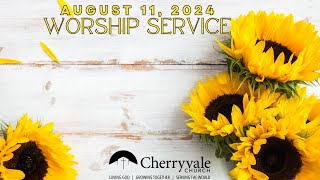 August 11 2024 Sunday Worship Service at Cherryvale UMC Staunton VA [upl. by Aileme704]