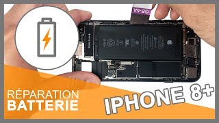 Réparation Batterie iPhone 8 Plus [upl. by Trudey844]