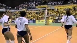 Vôlei Feminino  Sul  Americano 1991  Fase de Classificação  Brasil vs Peru [upl. by Knowle157]