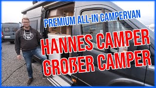 Hannes Camper Van  Großer Hannes Premium Camper Van [upl. by Gildus]