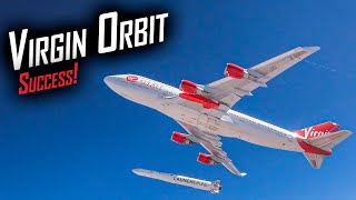 Virgin Orbit successfully reaches orbit with Launcher One [upl. by Oelc]