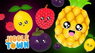 Party Dancing Fruits  Colorful Fruit sensory video [upl. by Atinet598]