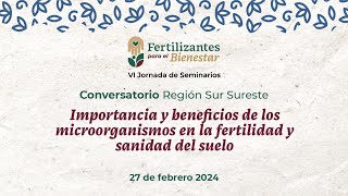 C3 Sur Sureste Importancia y beneficios de los microorganismos en la fertilidad y sanidad del suelo [upl. by Anitniuq138]