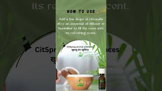 Citronella Oil for Diffuser CitSpray Aroma Sciences [upl. by Auburn]