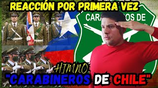 REACCIONO   HIMNO  CARABINEROS DE CHILE  💂‍♀️👮‍♂️ IMPRESIONANTE  LopitoVzla [upl. by Edelson534]