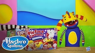 Hasbro Gaming Brasil – Vídeo Treinamento ‘Pisou Melou Pie Face Cannon e Espuma Boom’ [upl. by Eisdnyl159]