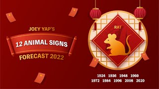 2022 Animal Signs Forecast Rat Joey Yap [upl. by Annelise]